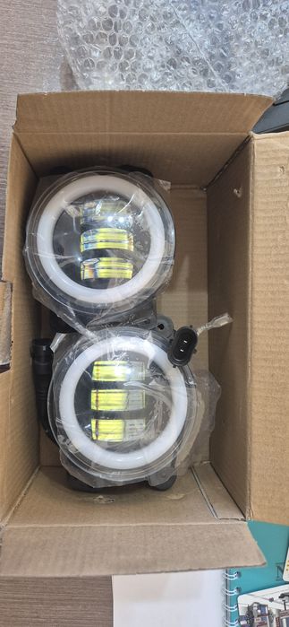 Фары противотуманные led дла Lada granta, Renault duster