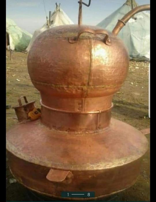 Vând un cazan de țuică din cupru alimentar capacitate de 200 de litri