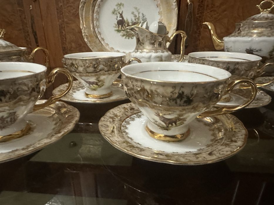 Чешкая охота ! Чайный сервиз