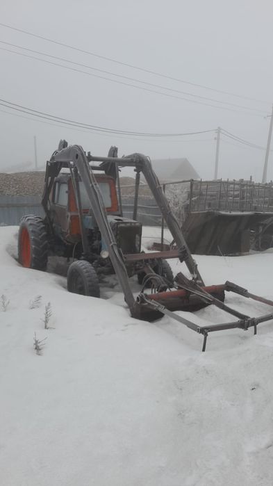 Стогомет на базе МТЗ 80