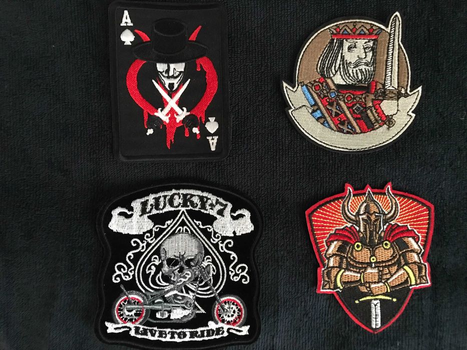 Petic/Patch/Emblema brodat geaca/vesta/etc piele/textil moto/rock/punk