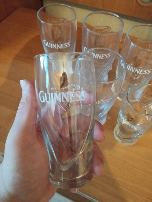 Фирменные стаканы Guinness, комплект