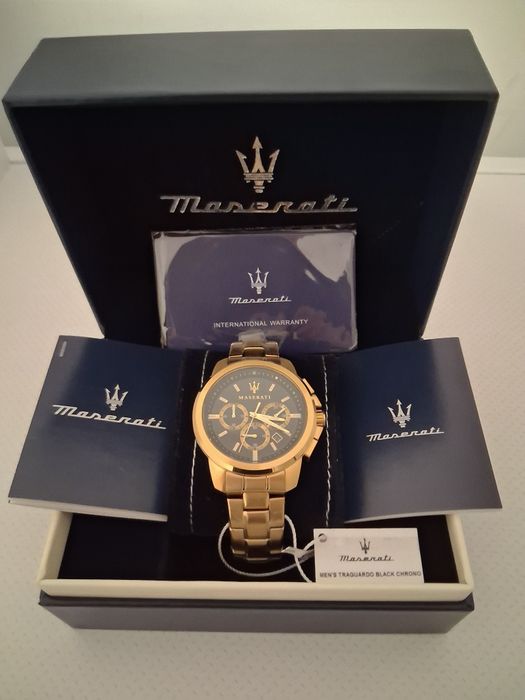 Ceas maserati gold