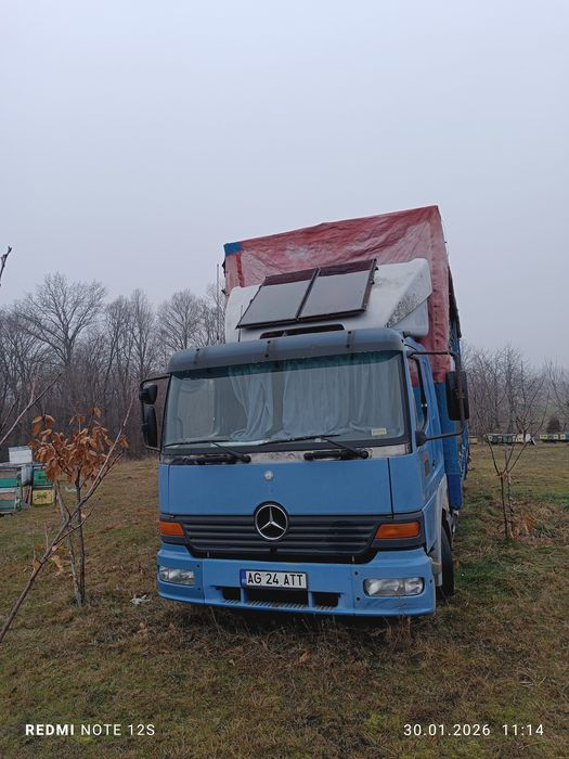 Albine , camion apicol mercedes,cutii stupi ,inventar apicol,caturi,