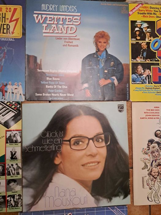 vinil audrey landers nana mouskouri vicky lendros carpendale