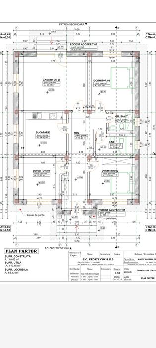 Casa Harman, 4 camere, teren 604 mp
