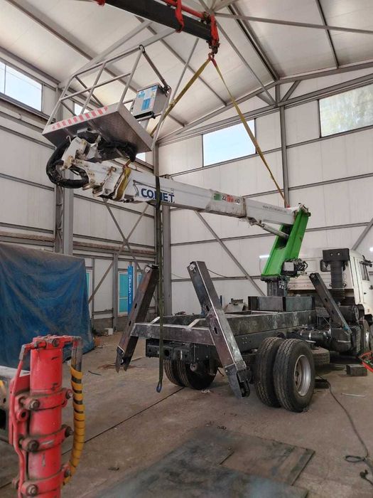 Установка АГП на шасси