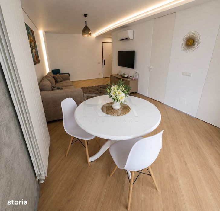 2 camere Floreasca decomandat, centrala, an 2018, 53 mp