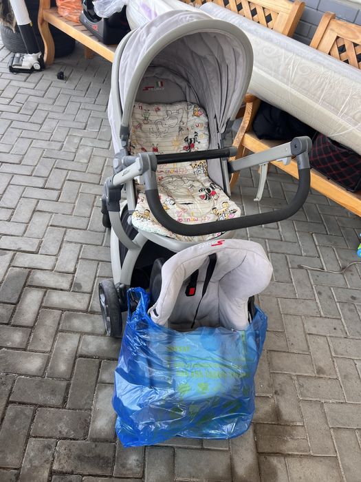 Коляска детская, с люлькой.