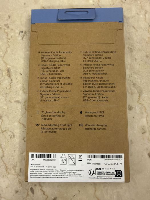 Amazon kindle paperwhite gen 12 signature edition 32gb noua sigilata