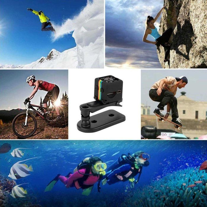 Мини скрита,шпионска,екшън камера за спорт,хоби,къмпинг,туризъм SQ11