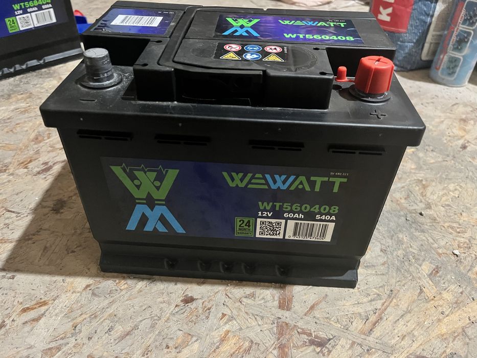 Аккумулятор автомобильный Wiwatt 60Ah 540A