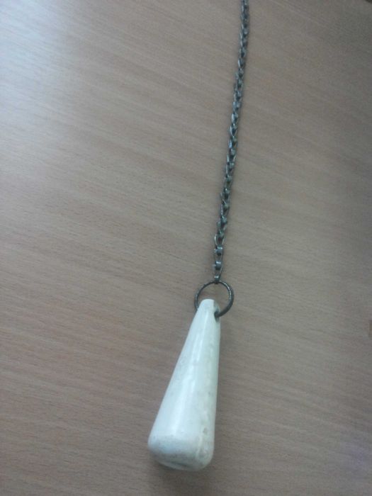 Ручка для сливного бачка унитаза с цепочкой. СССР.