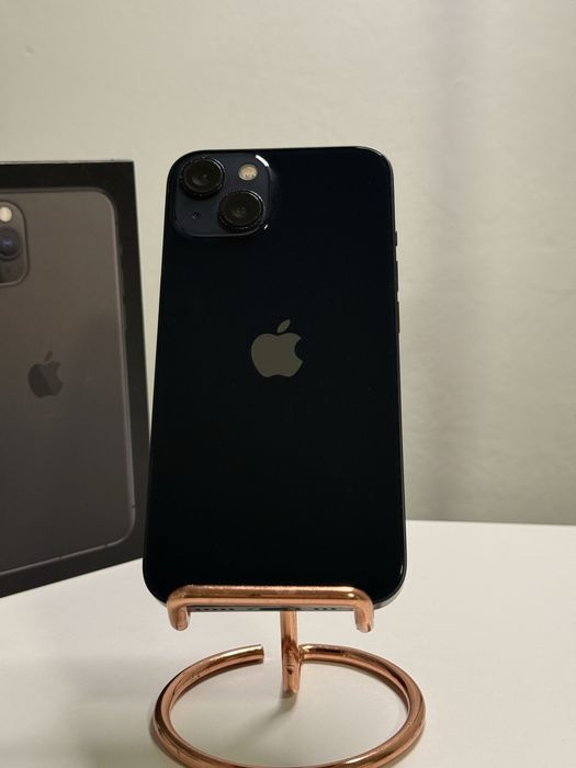 iPhone 13 Midnight impecabil 128 GB 89% 2 huse / cablu / incarcator / cutie