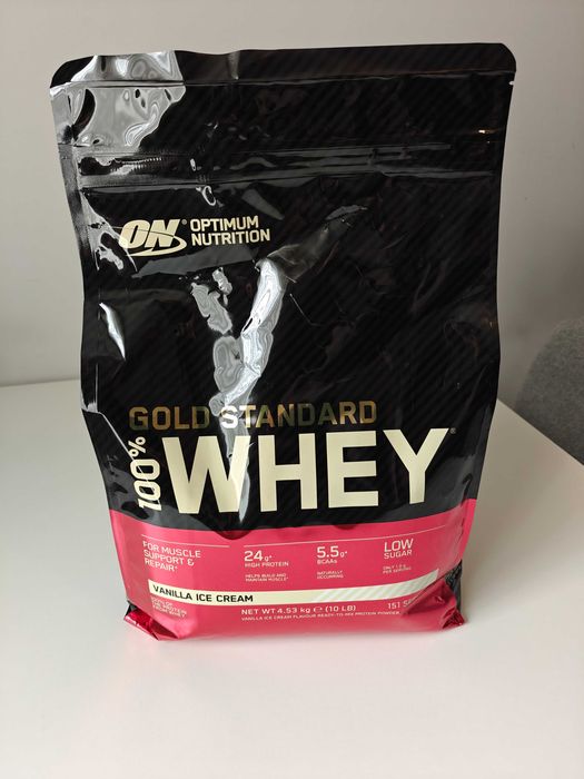Протеин Optimum Nutrition Gold Standard 100% - 4.5 кг - ванилия