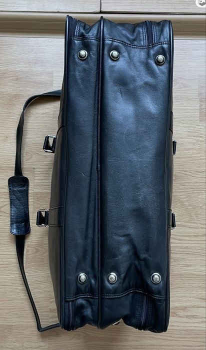 Geanta voiaj/transport/travel bag din piele naturala Qsv