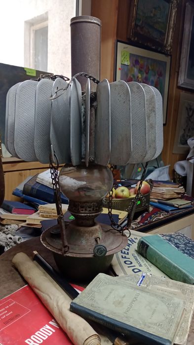 Lampa cu gaz. 1900/1920.Lustra cu gaz.pentru tavan.
