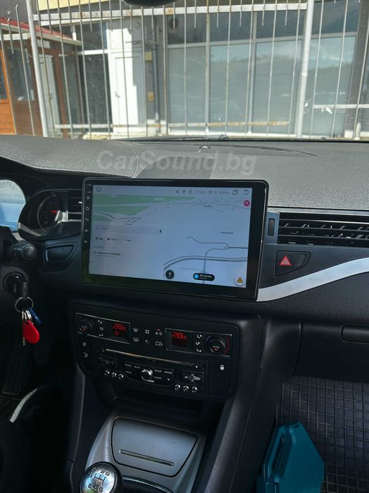 Citroen C5 - 10.1" Android Мултимедия Ситроен Ц5 Навигация Андроид