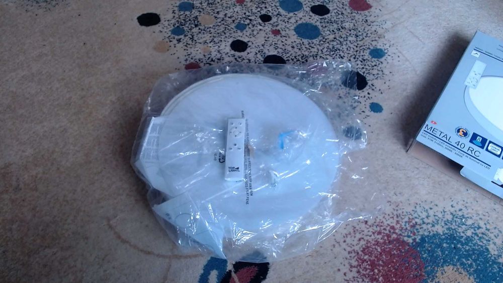 Plafonieră LED TOP LIGHT Ø40 cm, 51W, alb, nouă, cu factură inclusă