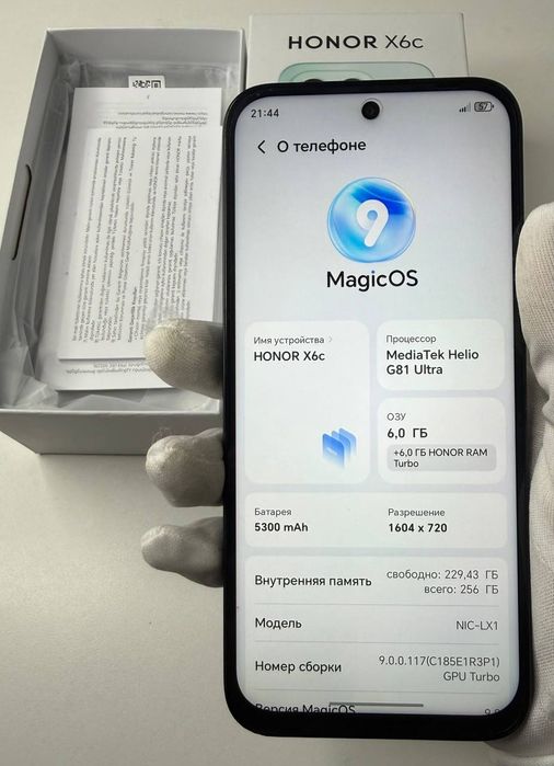 Honor x6c 256 память