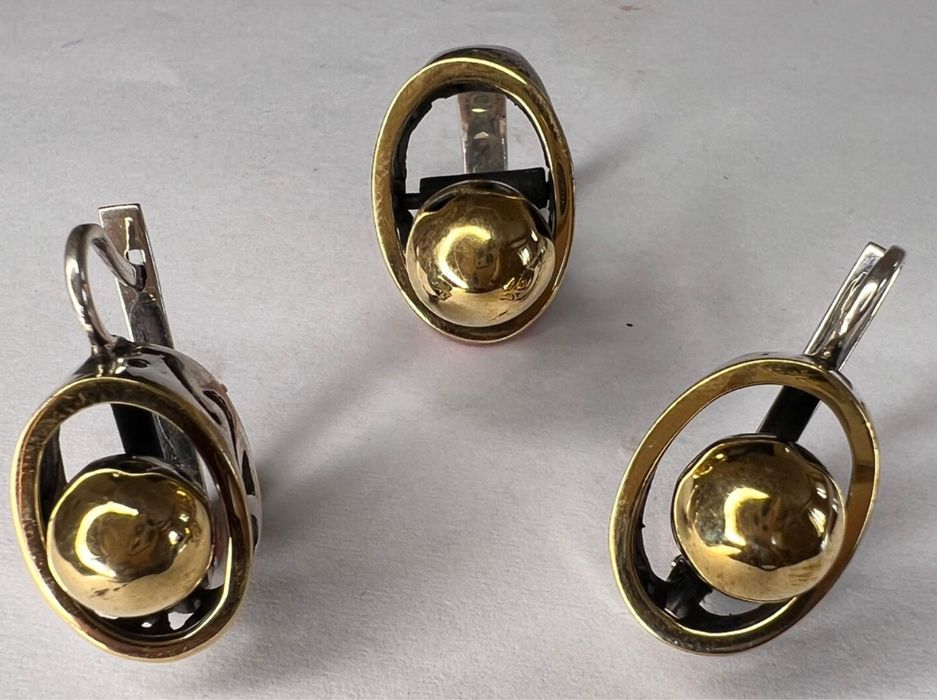 Серебренный комплект