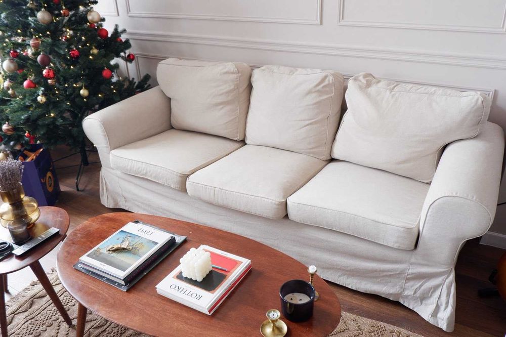 IKEA EKTORP комплект 3-местен и 2-местен диван – отлично състояние