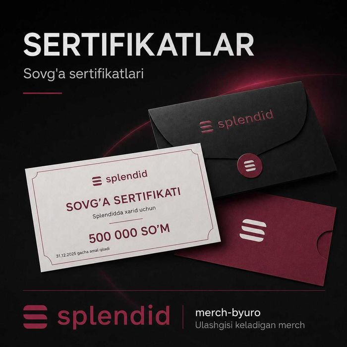 Toshkentda sovg‘a sertifikatlarini chop etish |