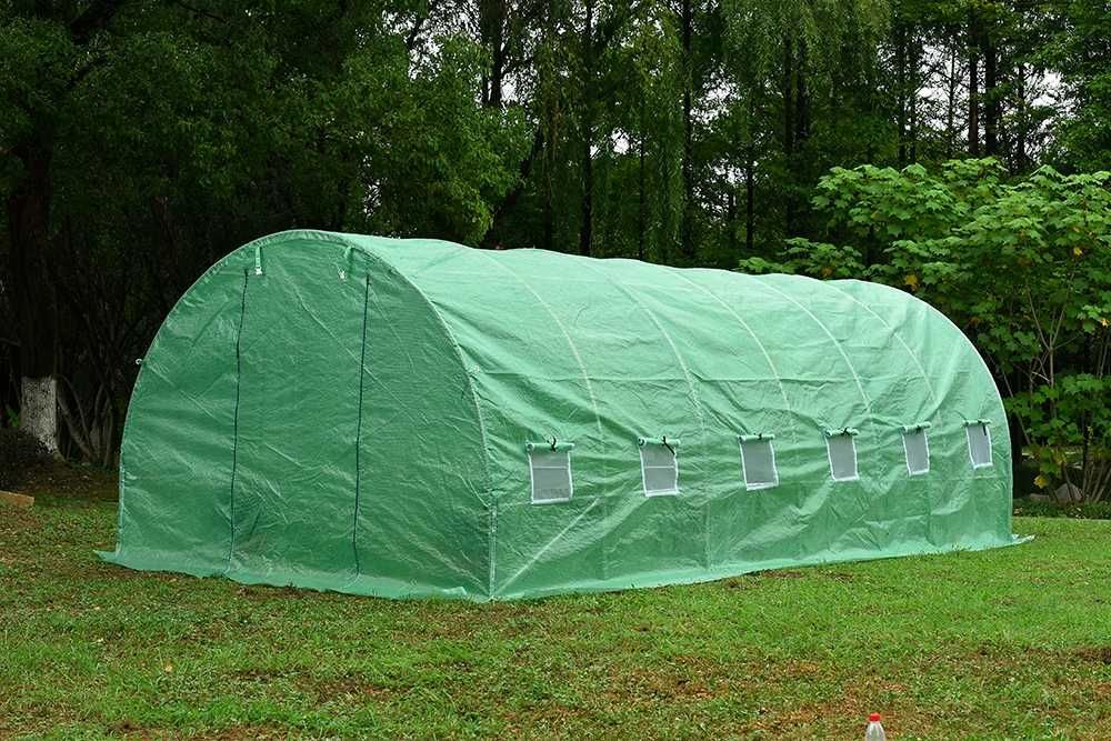 Sera Solar Gradina Tunel Otel Folie Flori Legume 6x3x2m LIVRAT GRATUIT