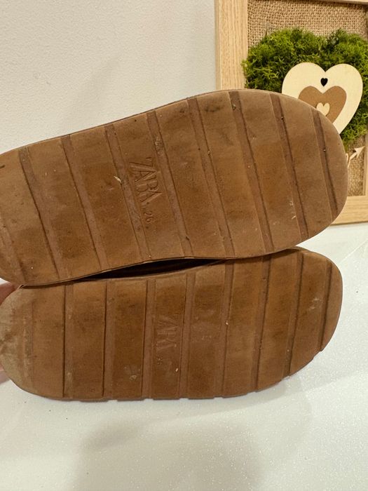 Zara Ботуши Апрески Зимни обувки