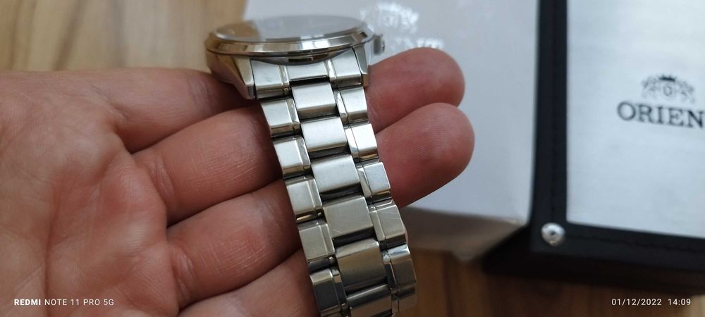 Часовник Ориент-Автоматик, сапфир кристал, 100 м. Отличен