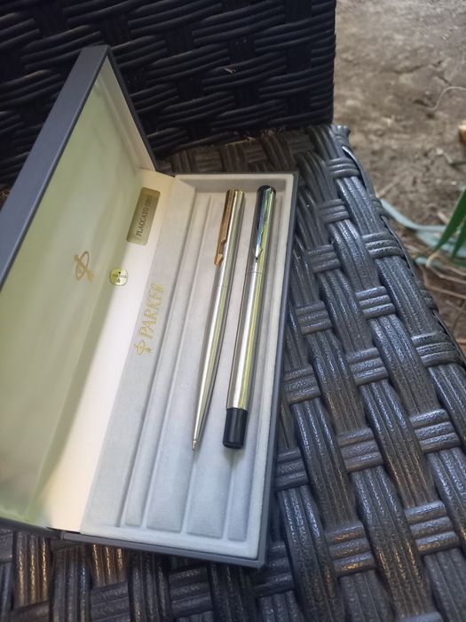 Pix și stilou PARKER oțel inoxidabil