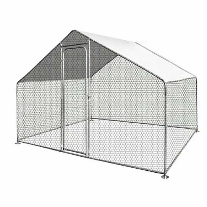 Cotet tarc pentru pasari 3 x 2 x 1.95 m, otel galvanizat