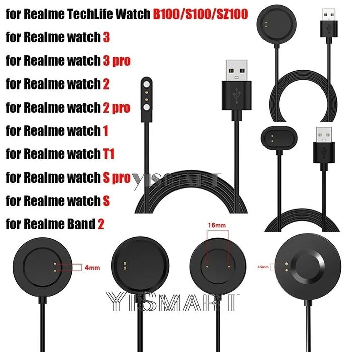 Оригинални зарядни за ВСИЧКИ смарт гривни и часовници по модел