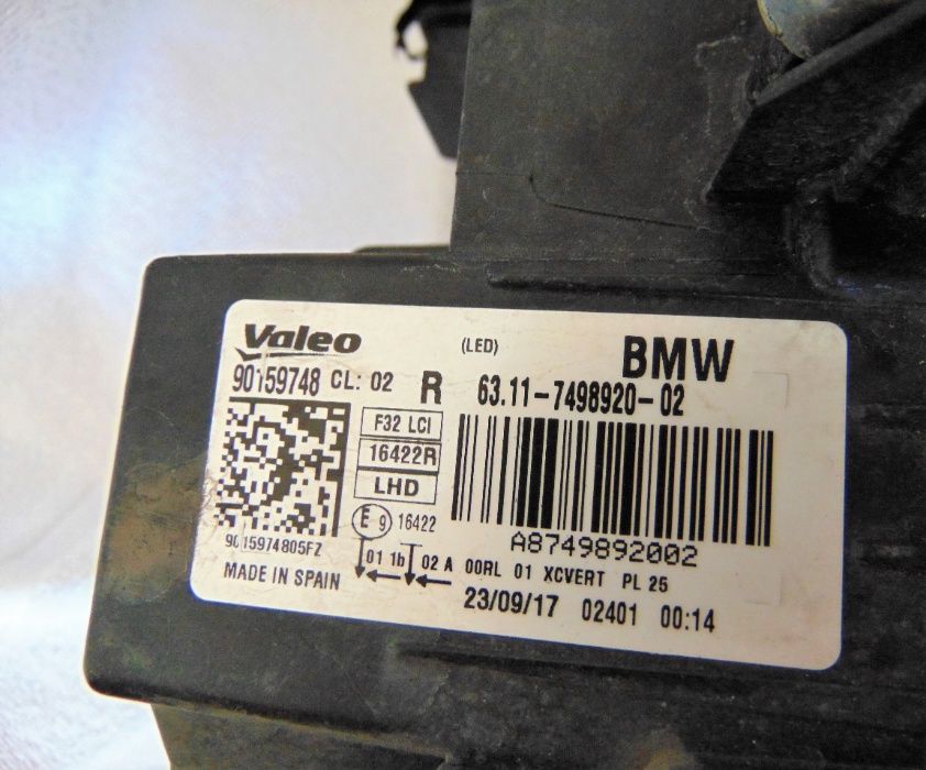 BMW M4 4er F32 F33 F82 LCI Facelift faruri far stanga dreapta full led