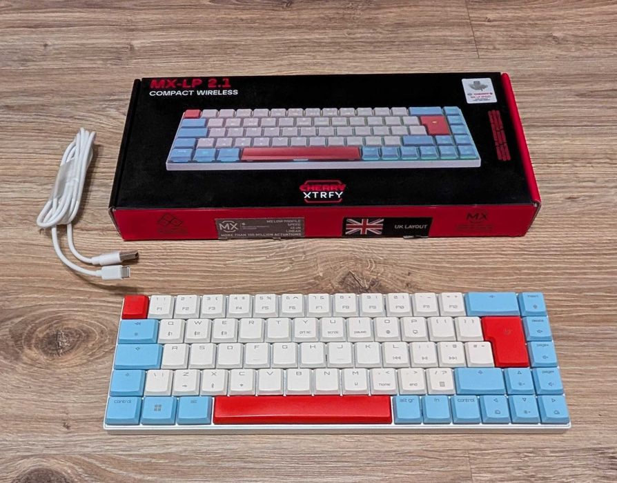 XTRFY CHERRY MX-LP 2.1 Gaming keyboard Mechanical MX LOW PROFILE SPEED