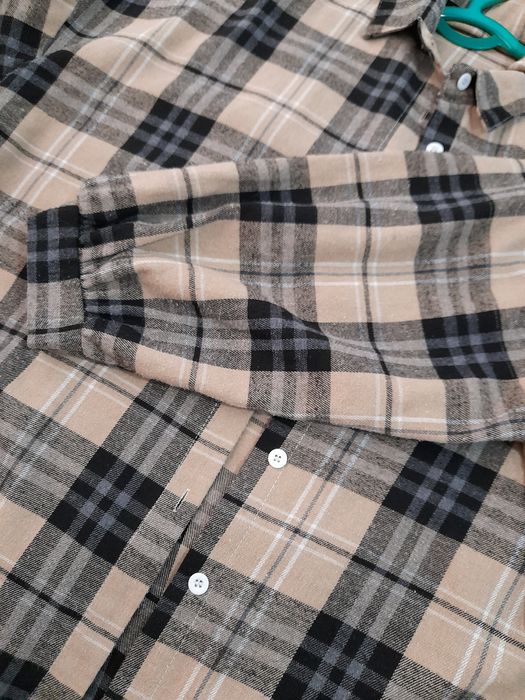 Женская рубашка в клетку