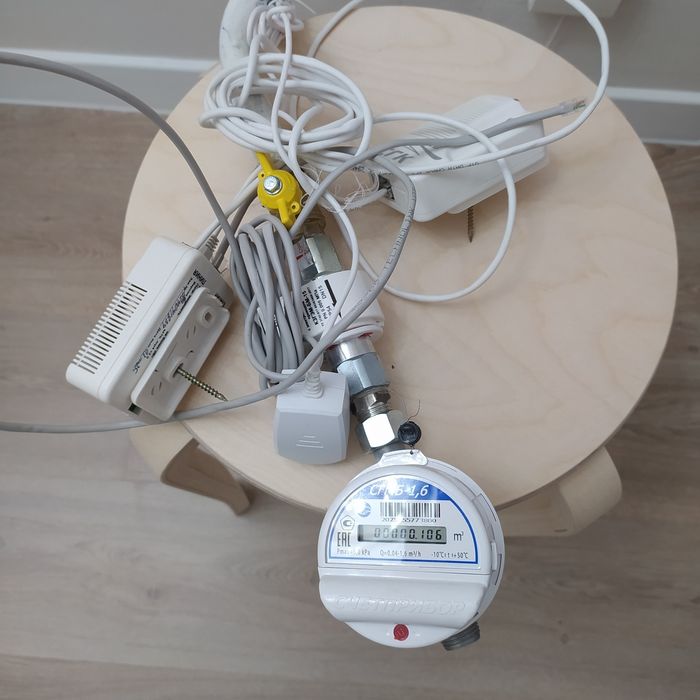 Газовый счётчик НОВЫЙ с датчиками