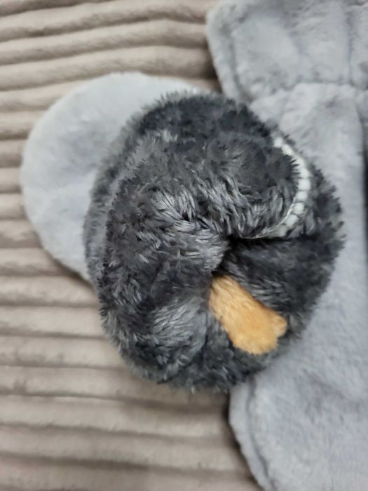 Варежки новые серые