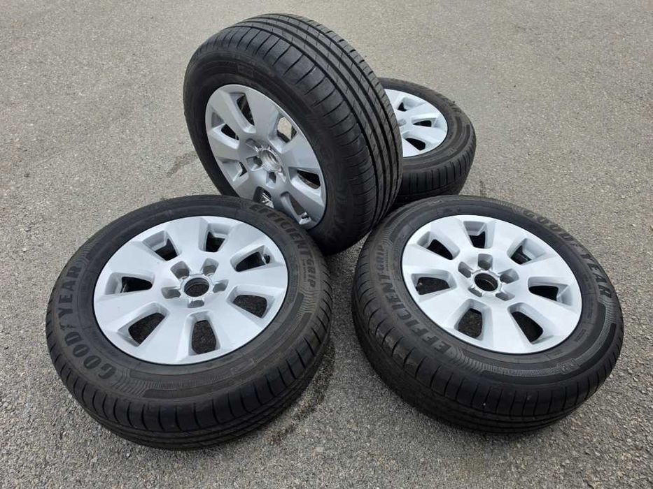 4 бр. Летни гуми 225/60 R16 с алуминиеви джанти 5x112 Audi VW Seat Skoda