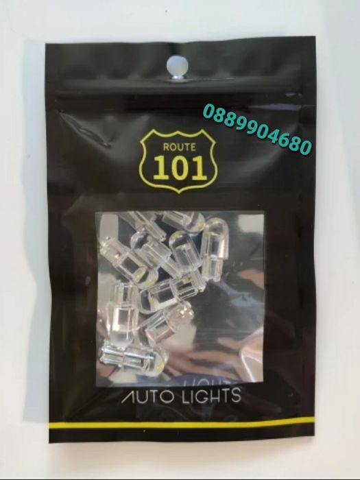Лед крушки T10 LED (10 броя в пакет)