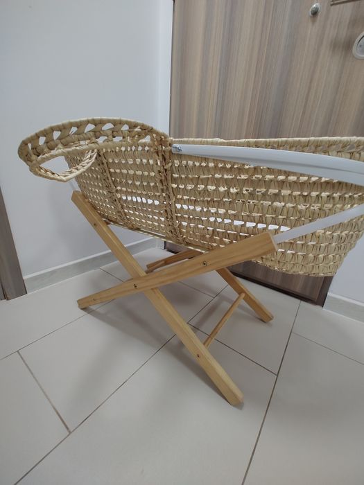 Coșuleț bebe din fibre naturale