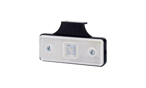 Lampa gabarit Universala, 12/24V, 117x47x9mm, alb, omologare ECE, cu LED, Stanga, Dreapta, 1 bucata