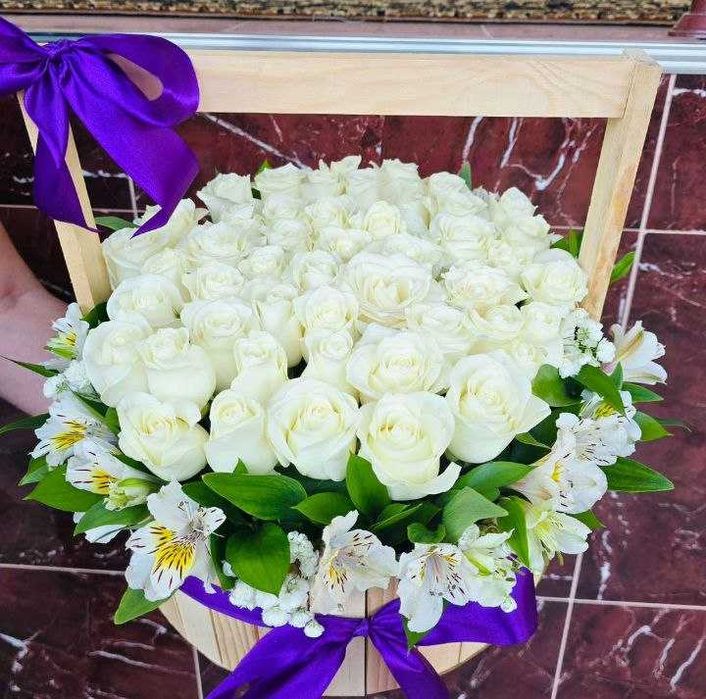 Букет Роз из 101шт 600.000сум +доставка.