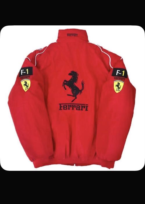 Куртка Феррари красная