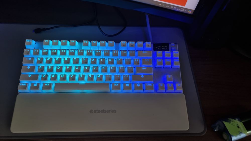 Клавиатура Steelseries APEX 7 TKL Ghost Edition