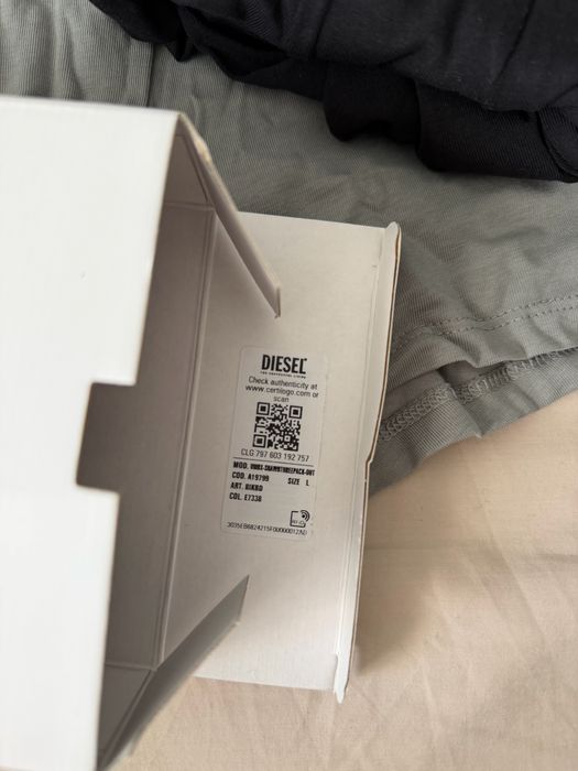 Diesel set 3 boxeri gri-negru-negru marimea L noi originali