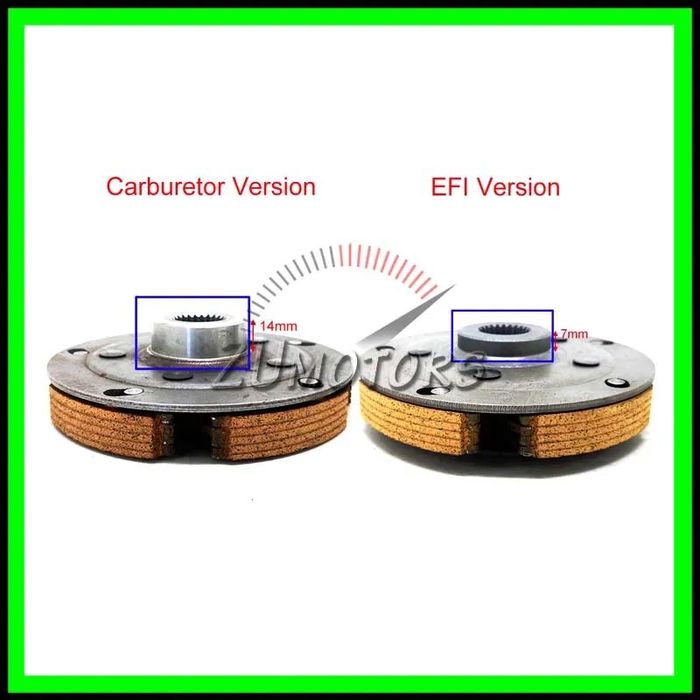 Ambreiaj Atv LINHAI 520 550 600 LH520 LH550 LH600 V-twin Carburatie - Cod Original 70091