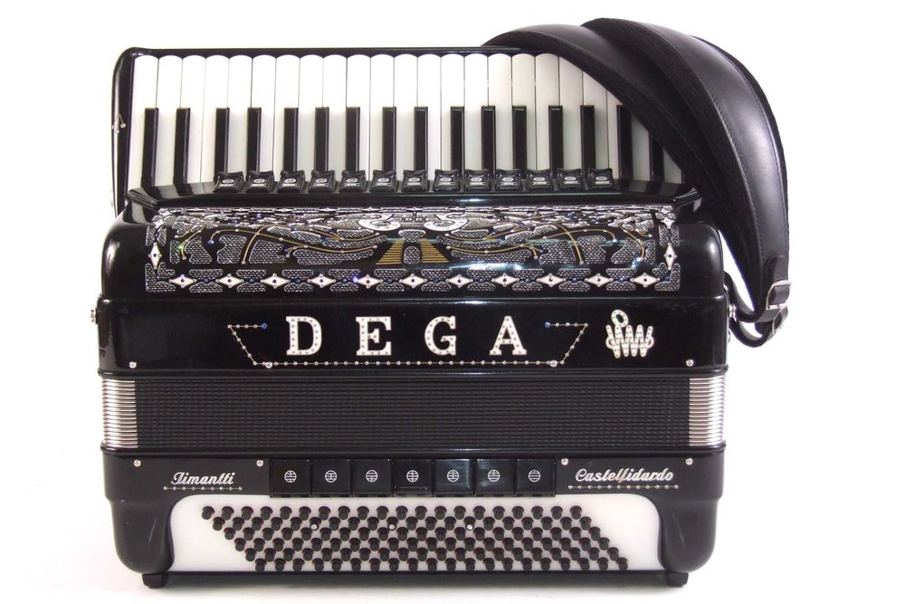 Acordeon profesional DEGA Timantti, Made in Italy - Castelfidardo, NOU