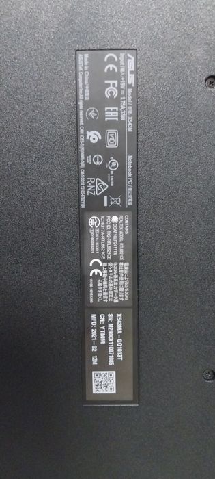 Noutbook asus vivobook x543ma