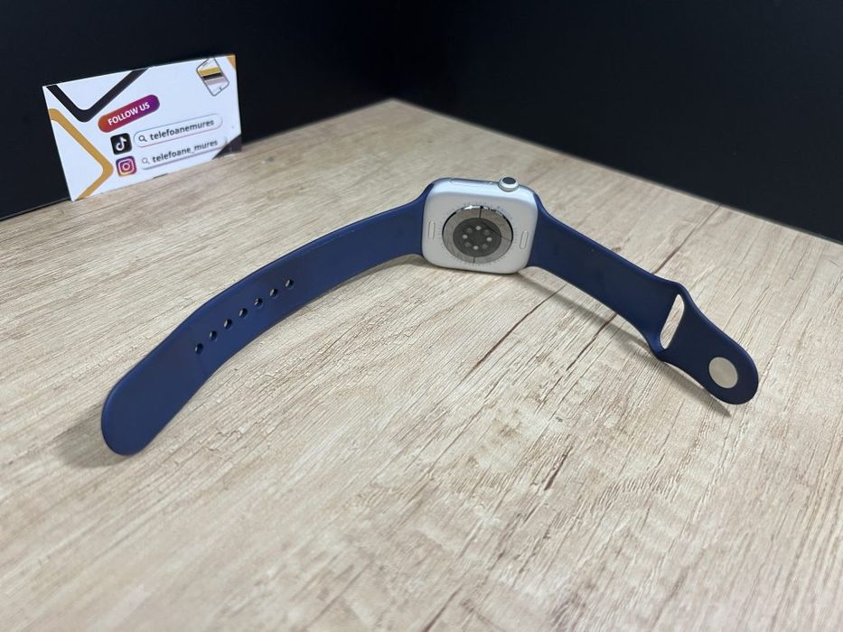 Apple Watch Seria 10 46mm Silver/Blue Second-Hand Bun 2 ani garanție,